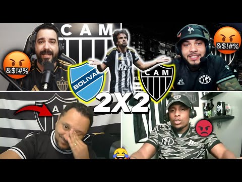 REACTIONS FROM ATLÉTICO FANS ANGRY WITH THE TIE - BOLIVAR 2X2 ATLÉTICO-MG - COPA SUL - AMERICANA