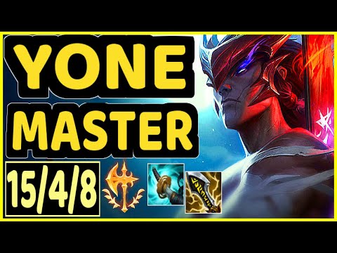 T1 FAKER (YONE) - 15/4/8 KDA MID GAMEPLAY - KR Ranked MASTER