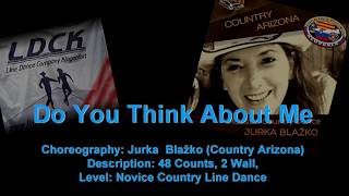 Linedance Do You Think Abbout Me (Teach &amp; Demo)