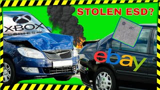 Xbox Series X eBay Tech Stolen ESD IC | ESD - Nexus and HDMI Car Crash of a Repair