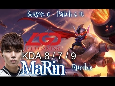 LGD MaRin RUMBLE vs TRUNDLE TOP - Patch 6.15 KR Ranked | League of Legends
