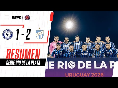 EL DECANO ARRANCÓ EL AÑO GANANDO EN LA SERIE RÍO DE LA PLATA | Cerro Largo 1-2 At. Tucumán | RESUMEN