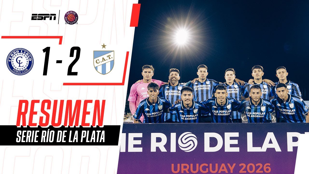 EL DECANO ARRANCÓ EL AÑO GANANDO EN LA SERIE RÍO DE LA PLATA | Cerro Largo 1-2 At. Tucumán | RESUMEN