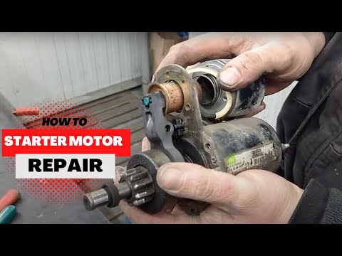 How To Repair Starter Motor Valeo Chevrolet - Opel - Daewoo - Vauxhall - D6RA162