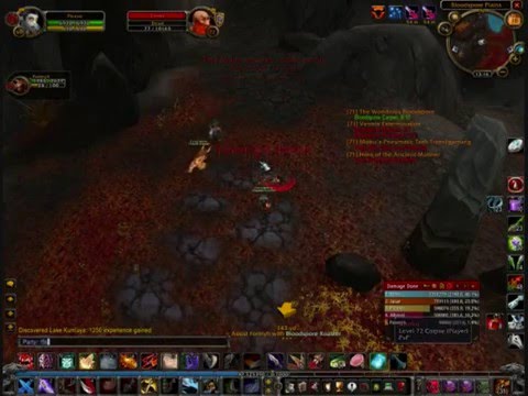 Lvl 69 rogue and 68 druid Pwning lvl 70+