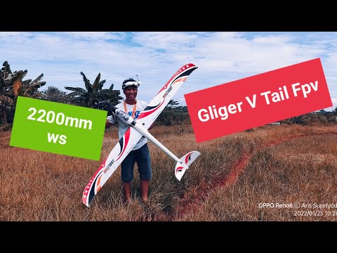 Glider V-Tail get Fpv. Vlog 23012022