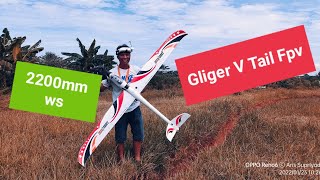 Glider V-Tail get Fpv. Vlog 23012022