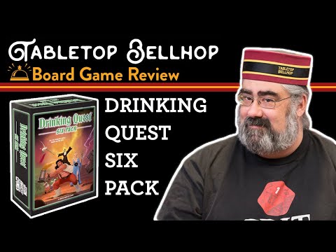 Drinking Quest Six Pack Review, A mash up of card based RPG and drinking game.