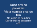 Anda Adam - Daca ar fi ( Lyrics ) 