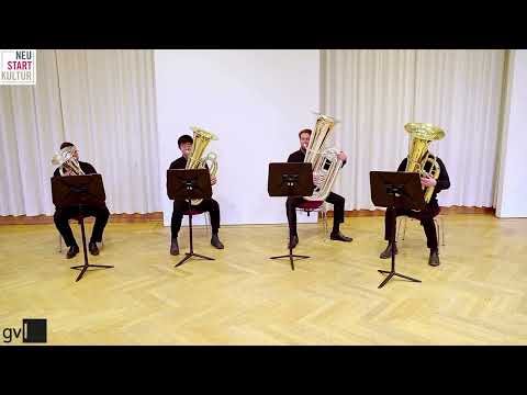 GVL Stipendium - Neustart Kultur Tubaquartett Best of John Stevens