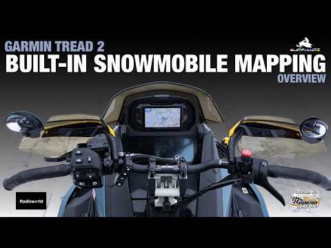 A Garmin with Built-In Snowmobile Mapping?! | Meet the Garmin Tread 2 | Full Overview