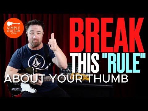BREAK this rule! Where should your thumb go?