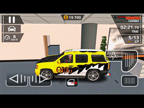 Simulator Car Driving - Stunt Ramp Smash Car Hit #6 Yellow Sport Car - Android Car Racing Game