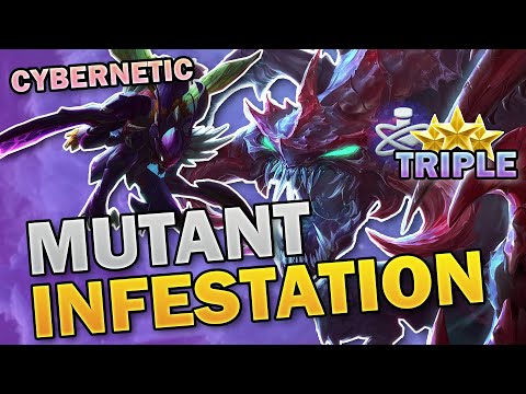 CYBERNETIC MUTANT INFESTATION | Triple ⭐⭐⭐ 3-Star Mutants - TFT SET 6.5 Guide - BEST 12.5B Meta Comp