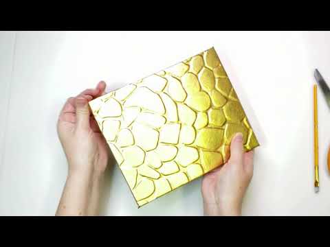 Crafting with Cosplay Fabrics - EP. 72 - Fabric covered EVA foam textured metal effect