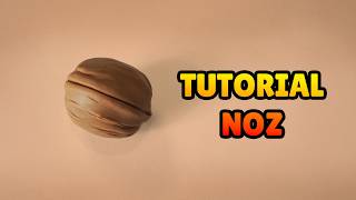 🔴 FAÇA uma NOZ - Tutorial Fácil Biscuit, Pasta Americana, Clay ou Plastilina - DIY