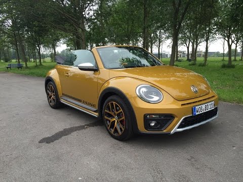New VW Beetle Cabrio Dune 2.0TSI 2016 - POV Drive UbiTestet