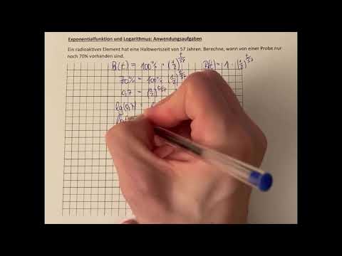 Anwendungsaufgabe Exponentialfunktion