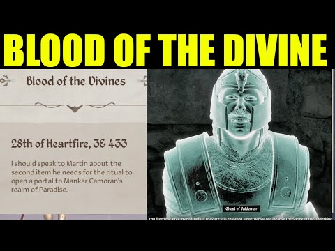 How to complete "Blood of the divines" quest Oblivion Remastered (Walkthrough)