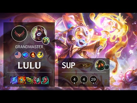 Lulu Support vs Nautilus - NA Grandmaster Patch 12.2