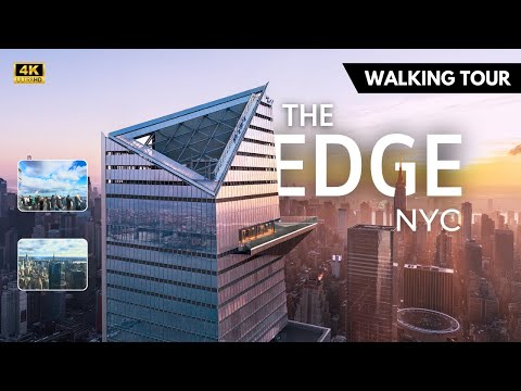 NYC BEST OBSERVATION DECK! Edge New York Walking Tour [4K60 HDR]