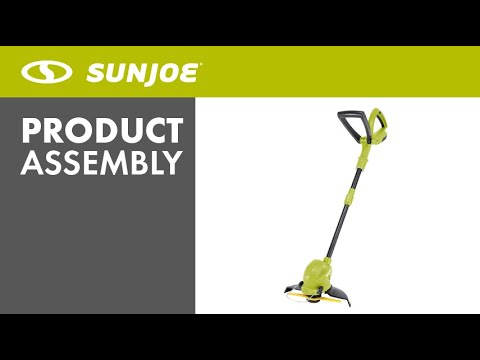24V-SB10-CT - Sun Joe IONMAX SharperBlade Stringless Lawn Trimmer Tool Only - Assembly Video