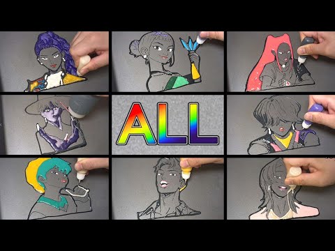 KPop Demon Hunters All Pancake Art -  Rumi, Zoey, Mira, Jinu, baby, Abby, Romance, Mystery