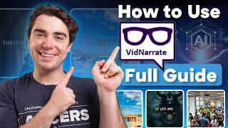 How to Use Vidnarrate Step by Step (AI Voiceover Tutorial for YouTube, Courses, and Reels)