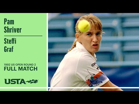 Pam Shriver vs. Steffi Graf Full Match | 1992 US Open Round 2