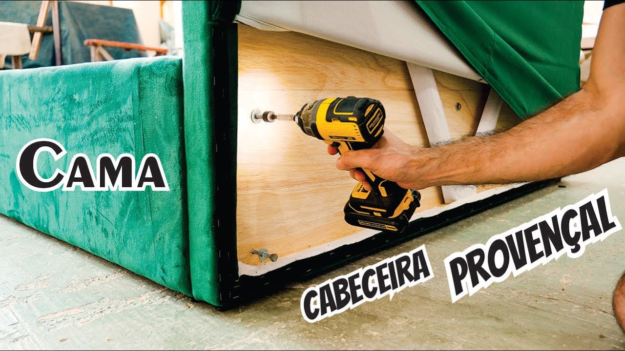 CAMA COM  CABECEIRA PROVENÇAL