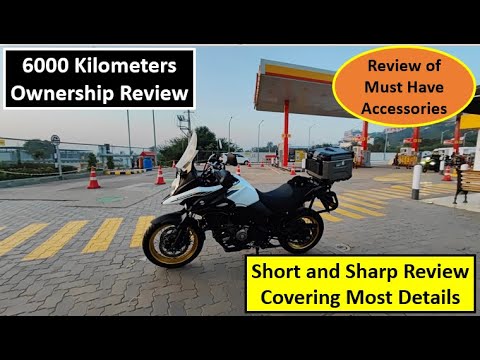 Suzuki V-Strom 650 XT Long Term Ownership Review post 6K Kilometer on ODO and Must have accessories