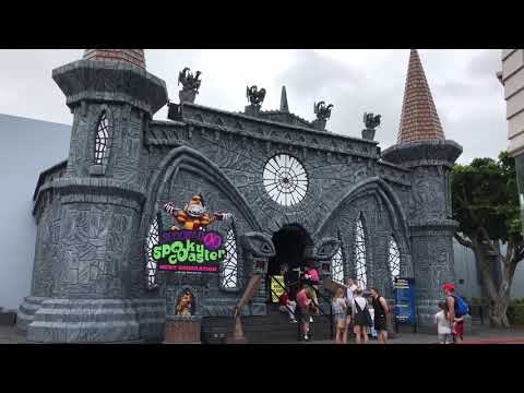 Scooby Doo Spooky Coaster Next Generation POV (2018) - Warner Bros Movie World Australia
