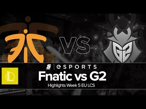 Highlights: FNC vs G2 (EU LCS Summer W5D1 Full Series)