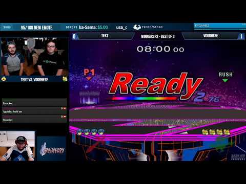 Master Hand Monthly (Aug 2018) -  Tekt (Sheik) vs. voorhese (Fox) - SSBM - Winners R2