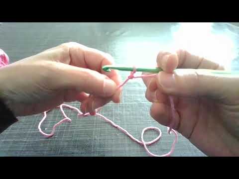 Cours de Crochet n°1 - Debuter le crochet - la chainette