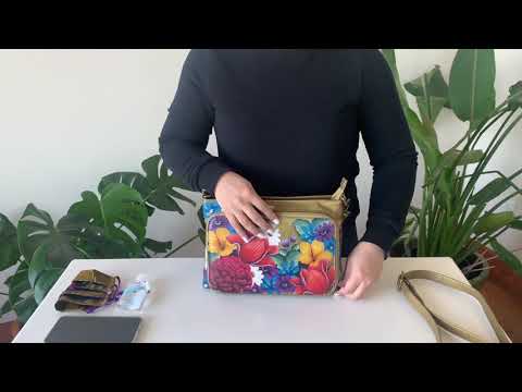 Anuschka Large RFID Organizer - 684-DRF (Dreamy Floral)