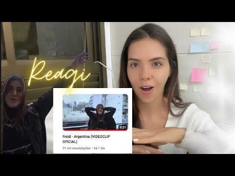 Froid - Argentina (VIDEOCLIP OFICIAL) | REACT | Reação | REAGINDO