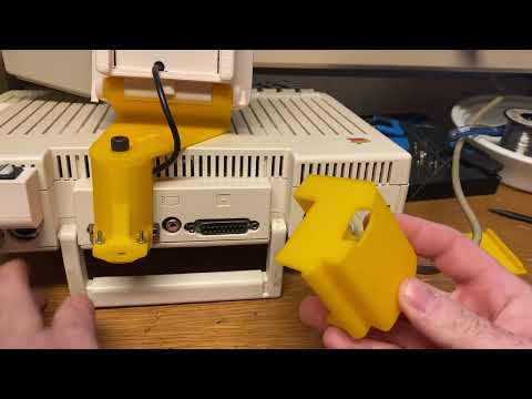 Piggyback enclosure for my SmartPortSD on my Apple IIc