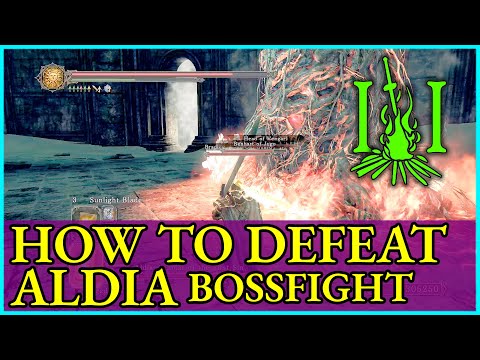 DARK SOULS II  How to beat Aldia, Scholar of the First Sin easy - DS2 Guide