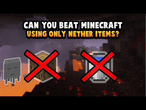 TESTED: Can You Beat Minecraft With Only Nether Items?