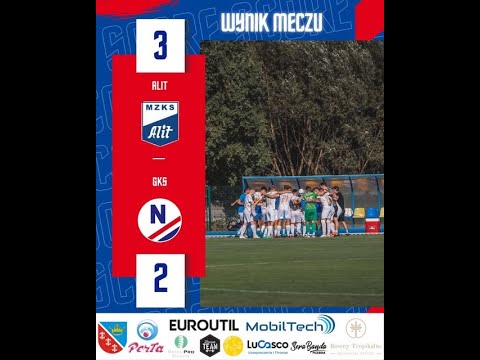 Alit Ożarów - GKS Nowiny 3-2 (skrót meczu)