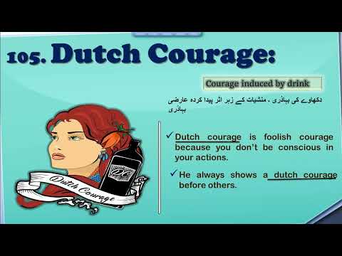 Dutch courage meaning | Learn Idioms