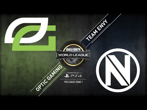 OpTic Gaming vs Team EnVyUs | CWL Pro League Stage 1 Playoffs 2018 | Day 1