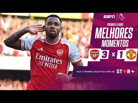 Gols e lances de Arsenal x Manchester United