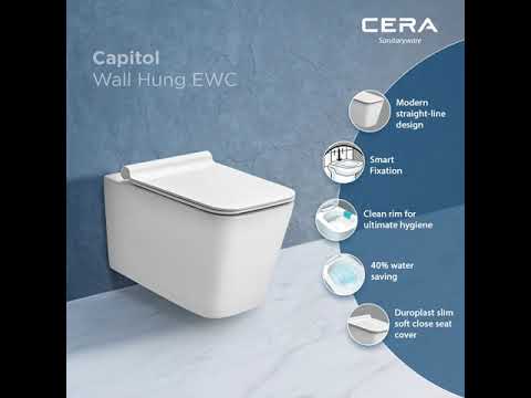 Closed front white s1043109 cera clair toilet seats, for bat...