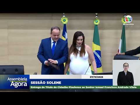 Sessão Solene da Alepi - 07 Novembro de 2025