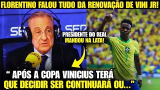 🚨EITA! OLHA A FORTE DECISÃO DE FLORENTINO PEREZ COM VINICIUS JR APÓS A COPA!