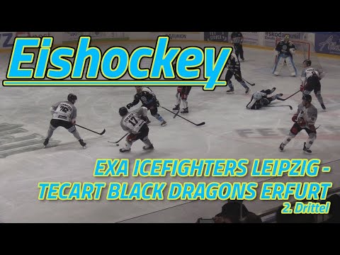 Eishockey Leipzig: EXA IceFighters Leipzig - TecArt Black Dragons Erfurt