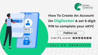 How To Create An Account On Digilocker and set 6 digit PIN to complete your eKYC