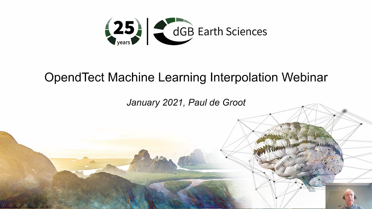 OpendTect Webinar: Machine Learning workflows for seismic data interpolation